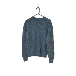 𝅺MENS Frye charcoal gray Shetland wool sweater size XL